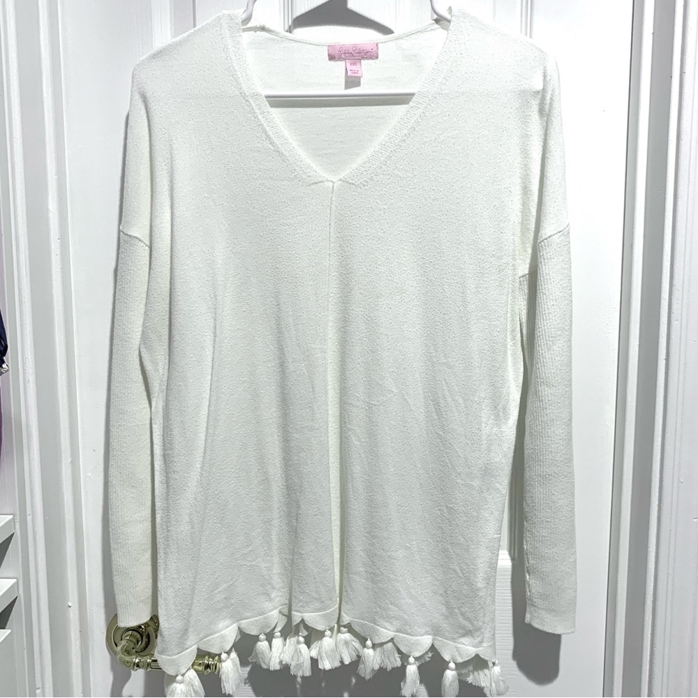 Lilly Pulitzer Tassle Sweater